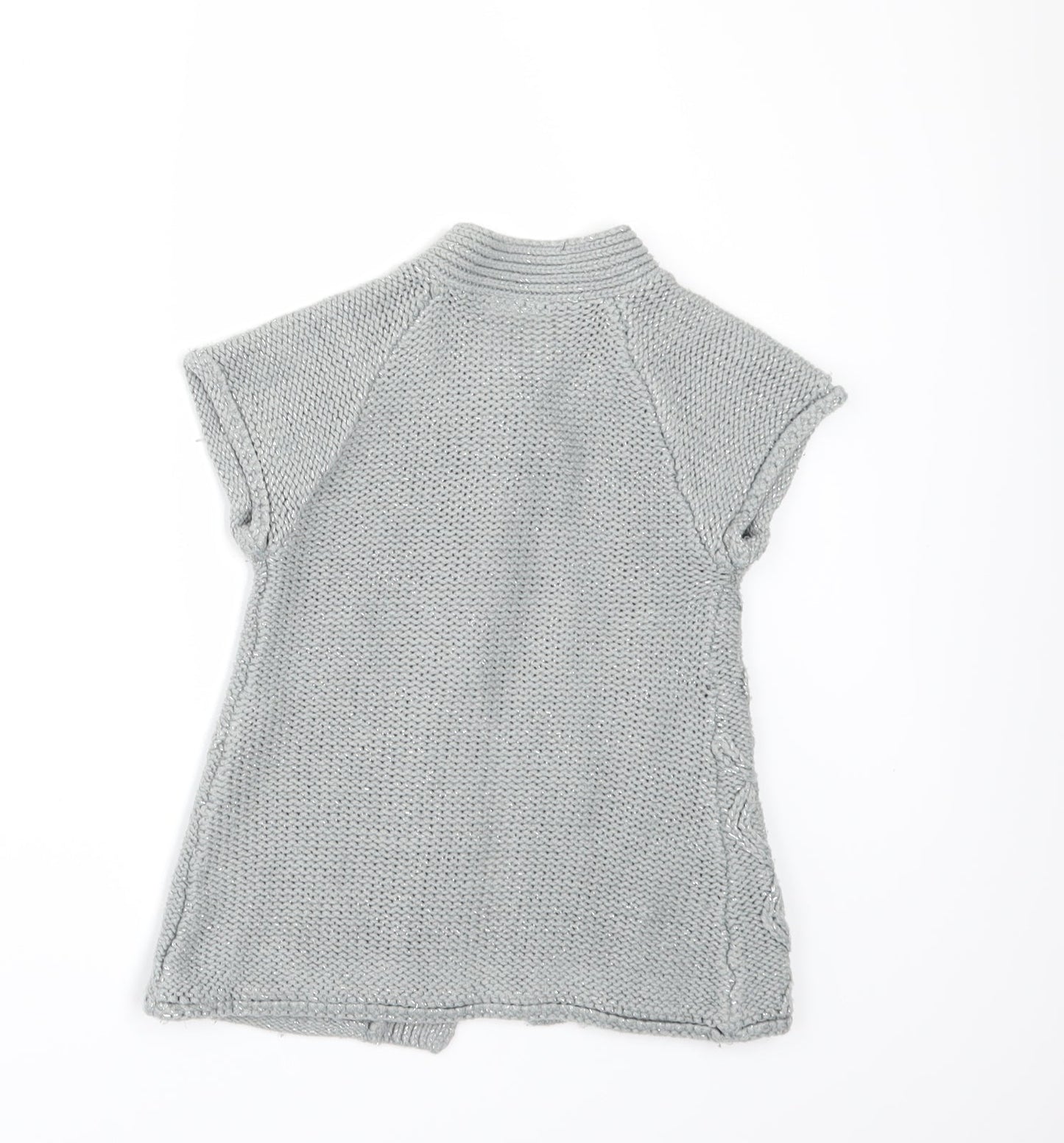STREET ESSENTIAL Girls Grey   Cardigan Jumper Size 2-3 Years