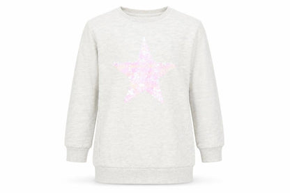 Tu Girls Grey   Pullover Sweatshirt Size 5 Years
