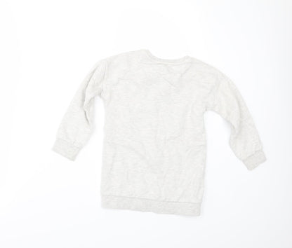 TU Girls Grey   Pullover Sweatshirt Size 5 Years