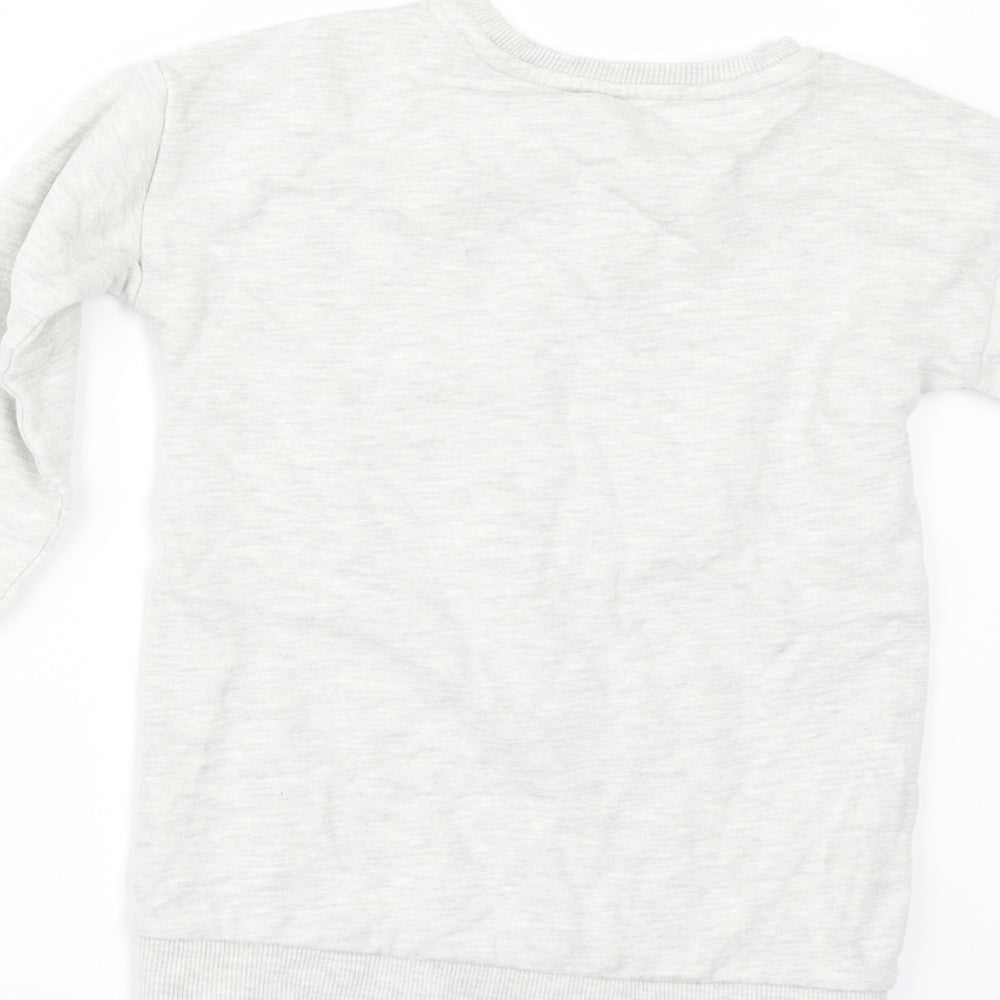 TU Girls Grey   Pullover Sweatshirt Size 5 Years