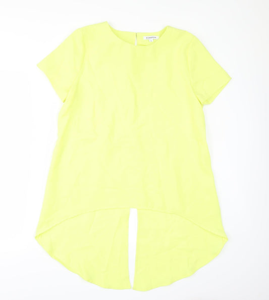 Glamorous Womens Yellow   Tunic Blouse Size L