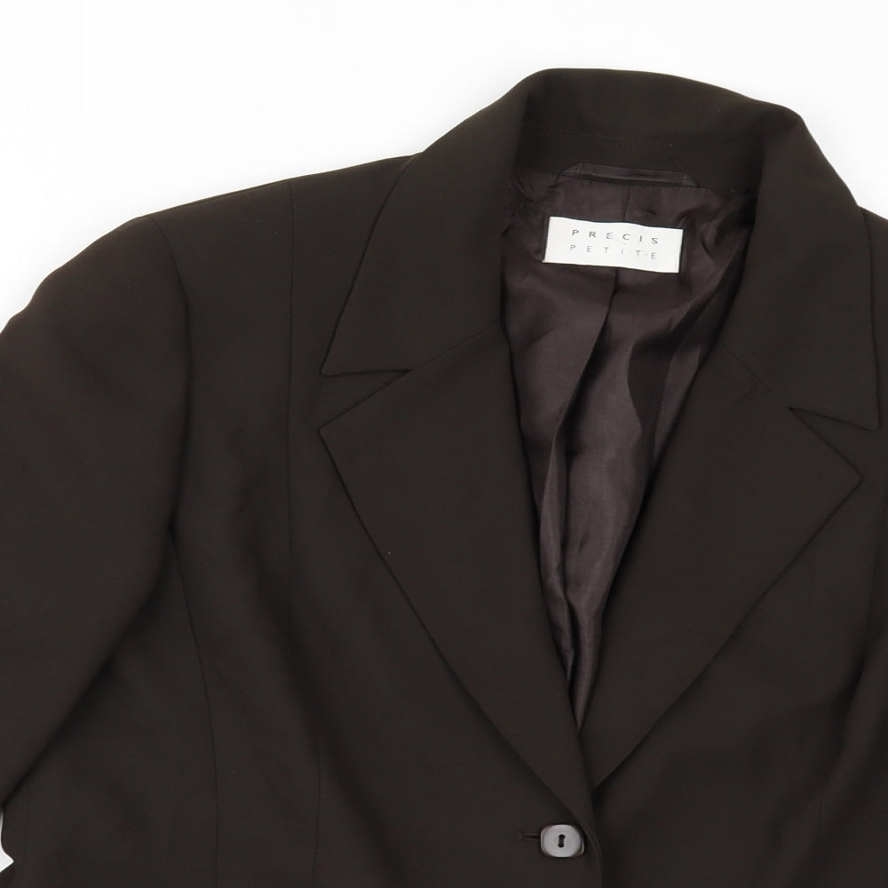 Precis Womens Green   Jacket Suit Jacket Size 16