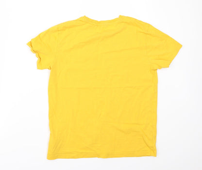 Next Boys White Houndstooth  Basic T-Shirt Size 11 Years