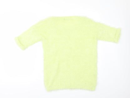 F&F Womens Yellow   Pullover Jumper Size 8