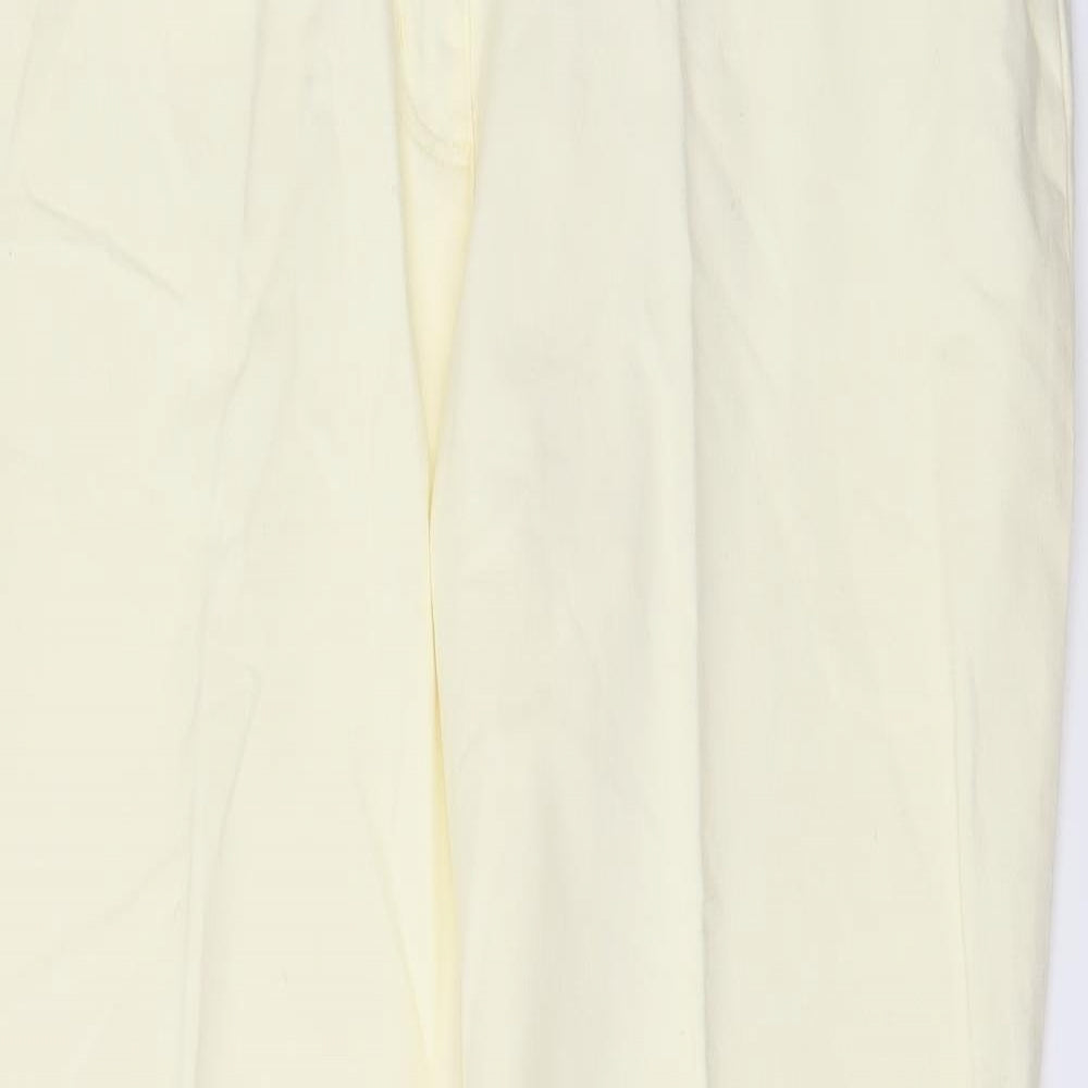 Classic Womens Yellow   Straight Jeans Size 38 in L28 in