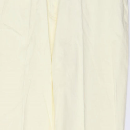 Classic Womens Yellow   Straight Jeans Size 38 in L28 in