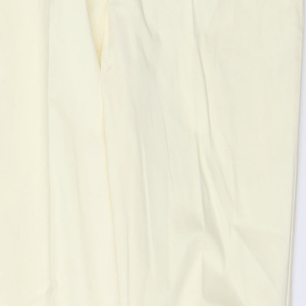 Classic Womens Yellow   Straight Jeans Size 38 in L28 in