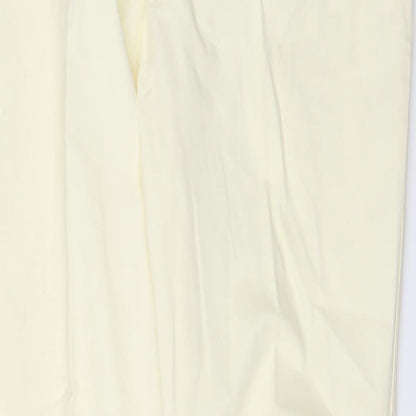 Classic Womens Yellow   Straight Jeans Size 38 in L28 in