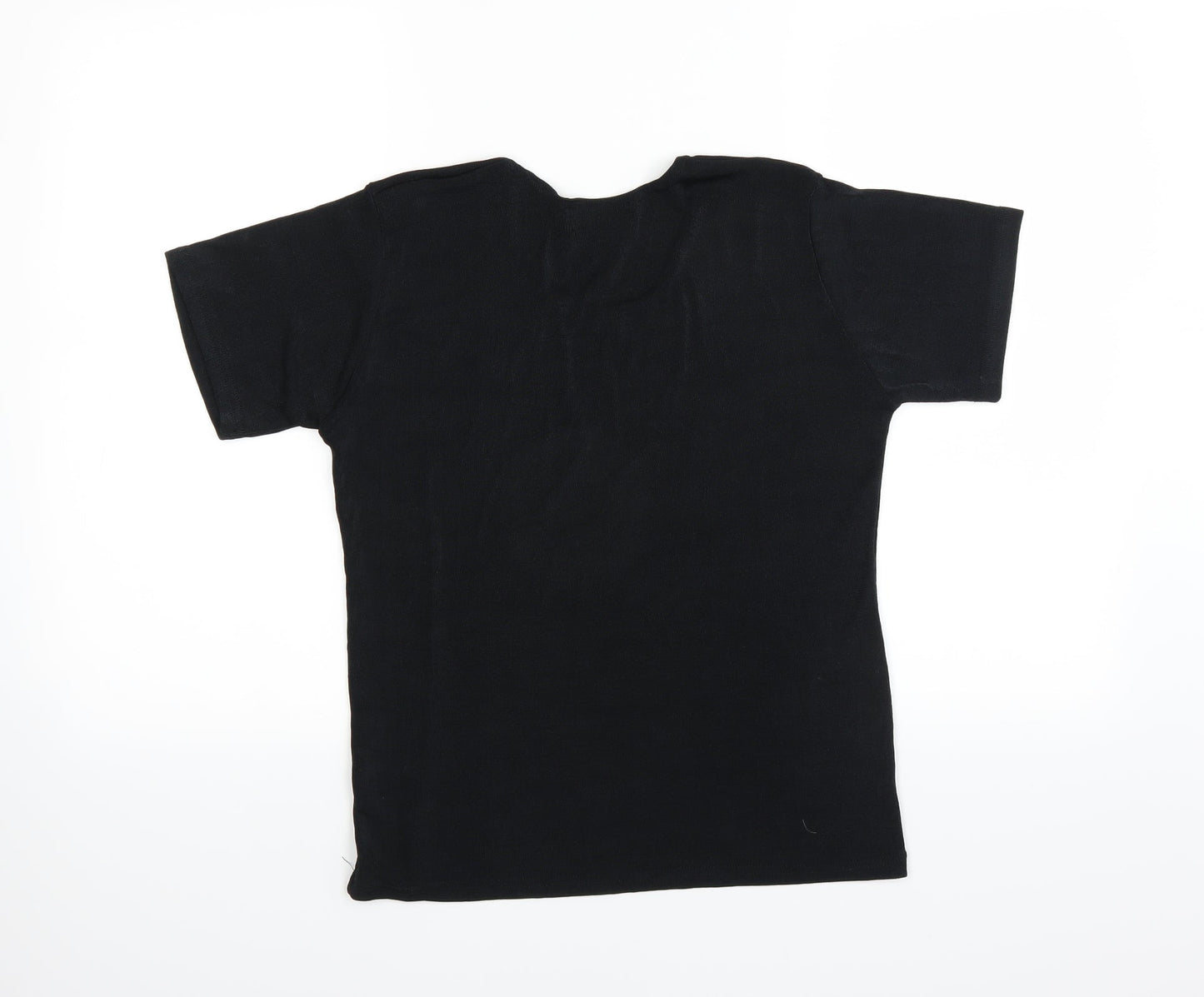 Todays Look Womens Black   Basic T-Shirt Size XL
