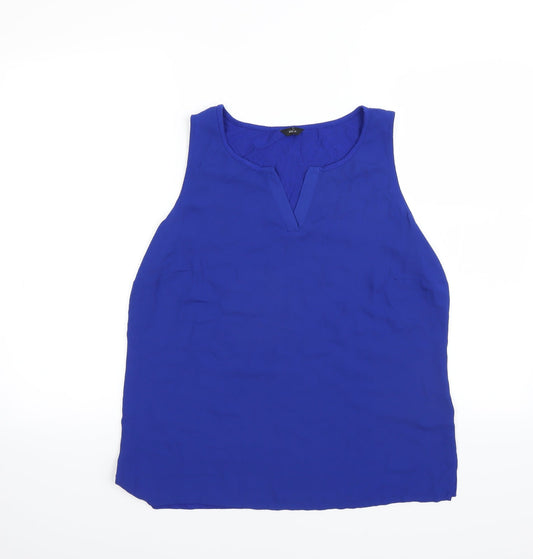 M&Co Womens Blue   Basic Blouse Size 14