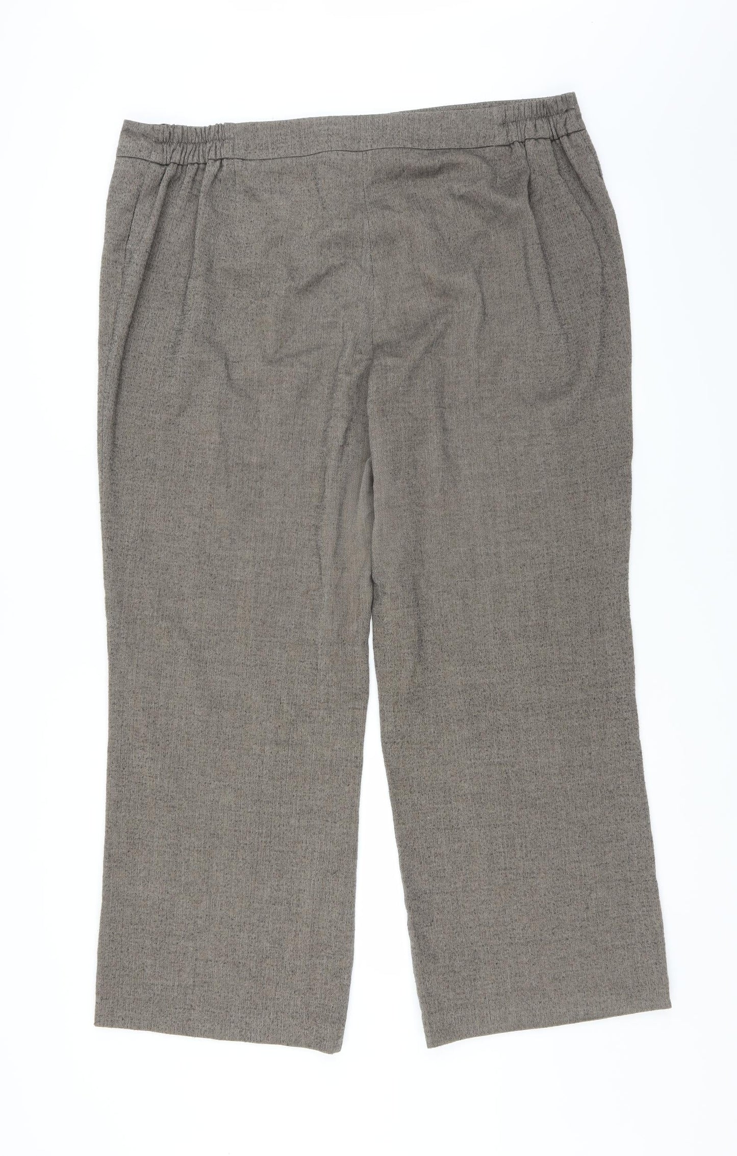 Ann Harvey Womens Brown   Trousers  Size 20 L27 in