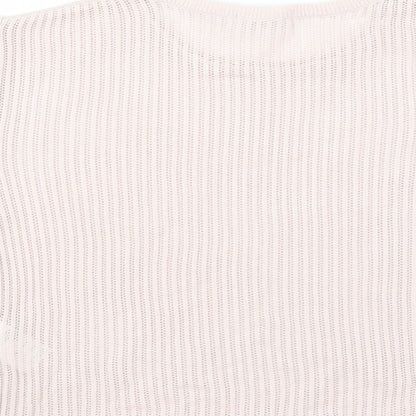 Cooperative Womens Pink   Pullover Jumper Size L  - CROPPED