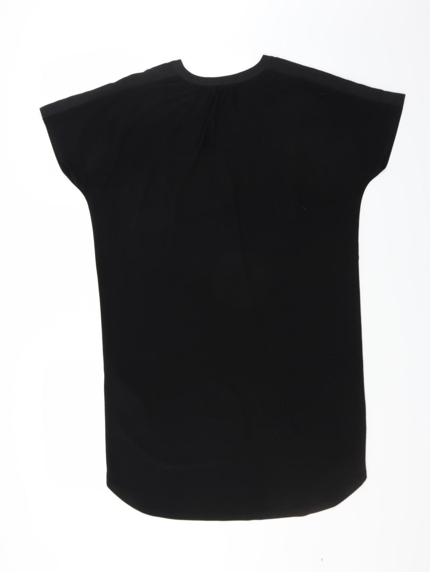 Oasis Womens Black   T-Shirt Dress  Size XS