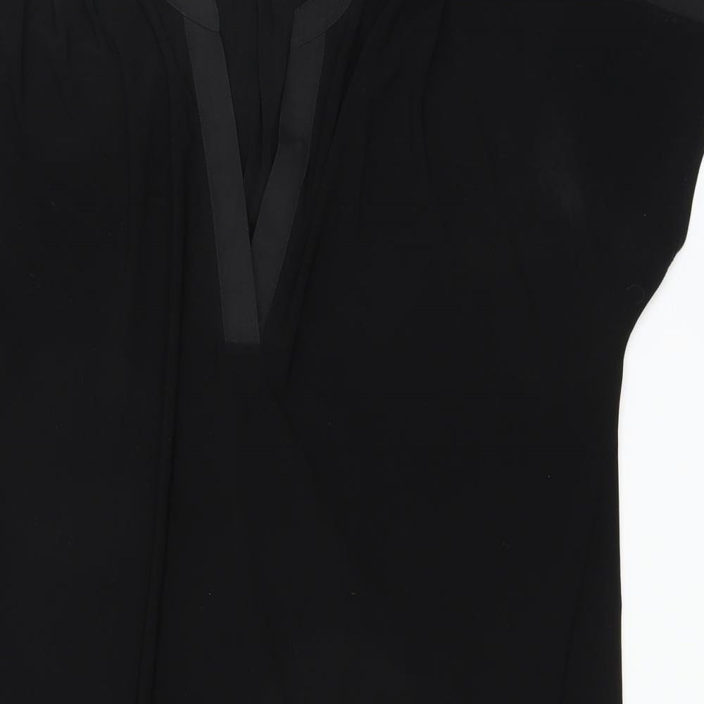 Oasis Womens Black   T-Shirt Dress  Size XS