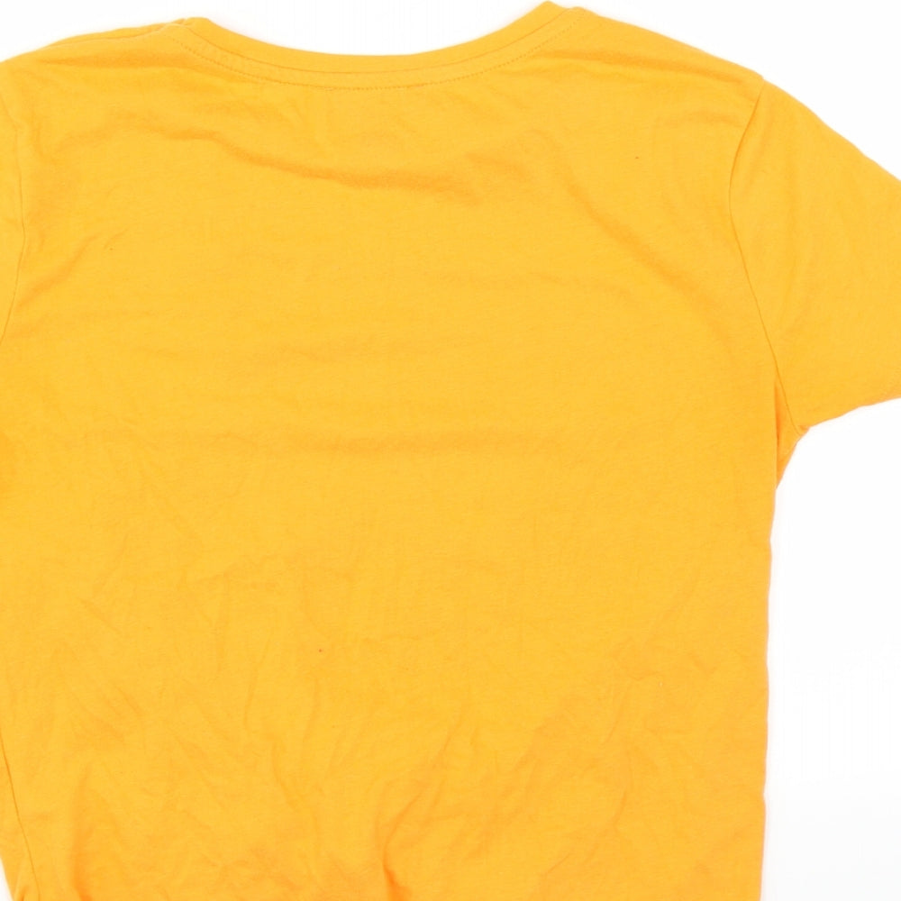 Primark Womens Orange   Basic T-Shirt Size XS
