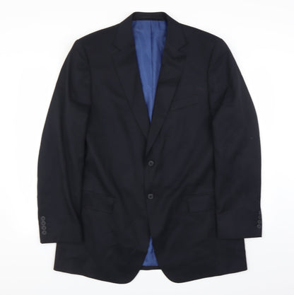 Mens UK Size 44 Marks and Spencer Regular Blue Suit Jacket