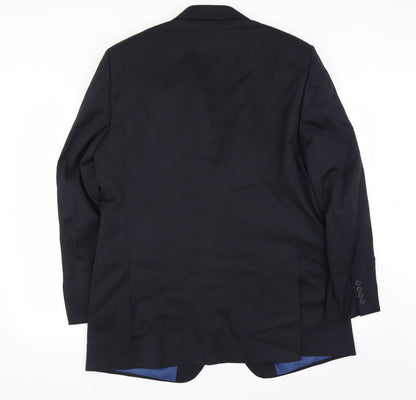 Mens UK Size 44 Marks and Spencer Regular Blue Suit Jacket