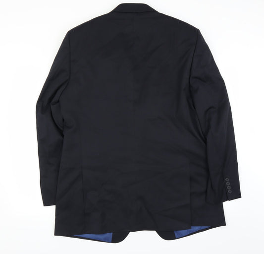Mens UK Size 44 Marks and Spencer Regular Blue Suit Jacket