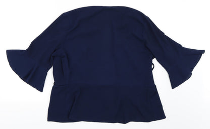 Quiz Womens Blue   Cardigan Jumper Size 14