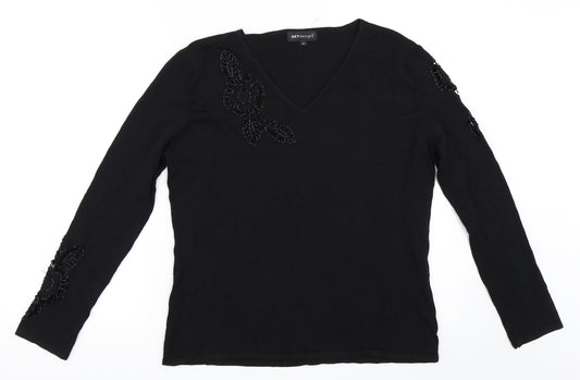 Sky Designs Womens Black   Pullover Jumper Size M