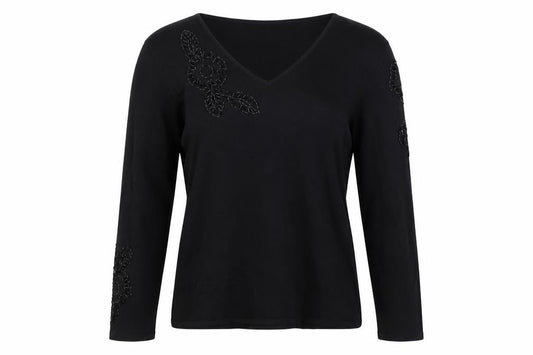Sky Designs Womens Black   Pullover Jumper Size M