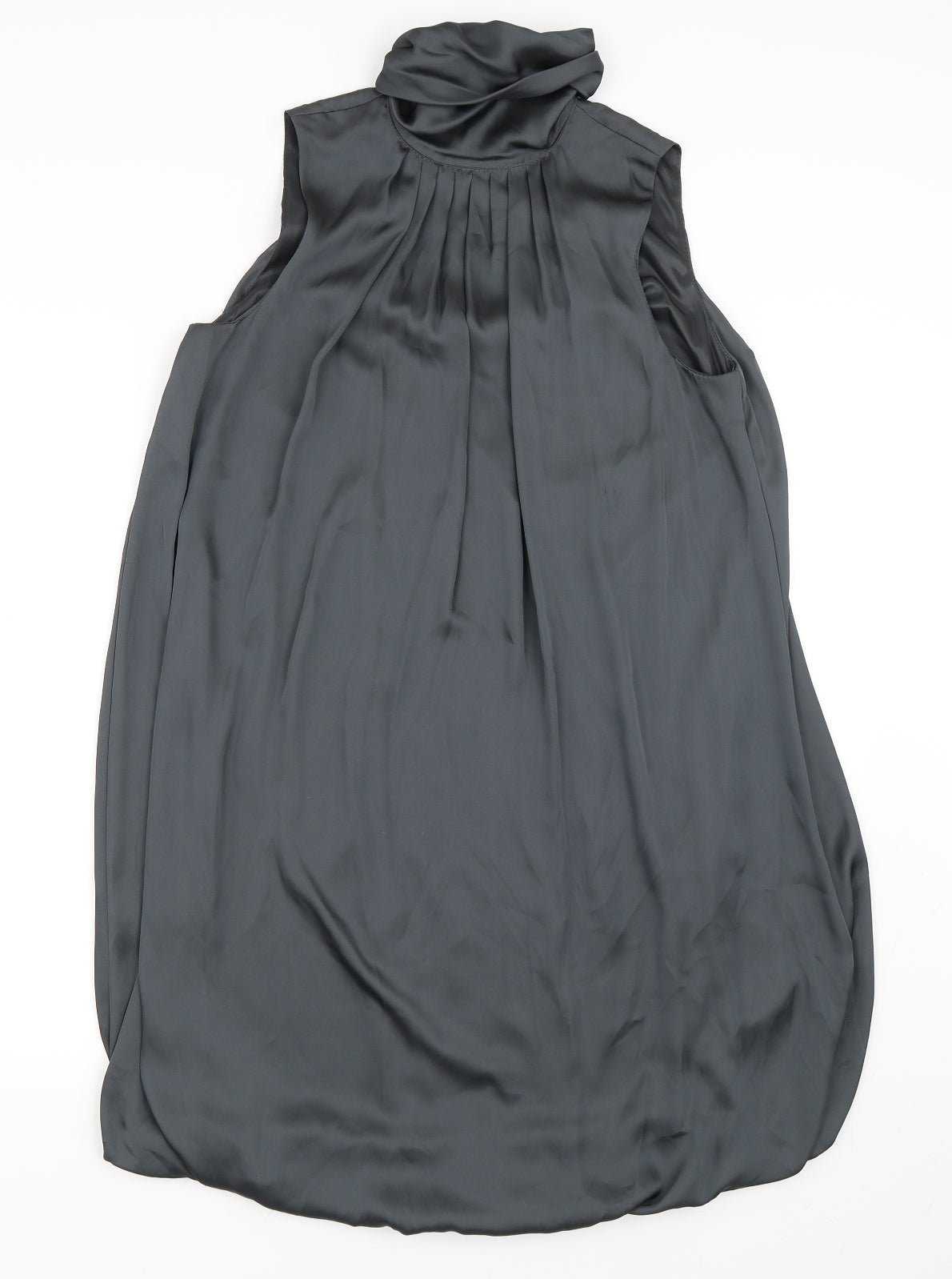 Preworn Womens Green  Satin Shift  Size M