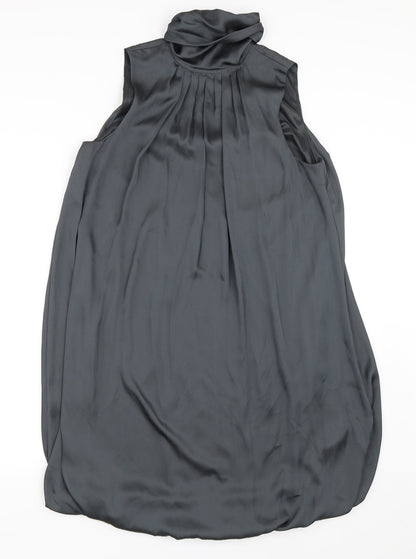 Preworn Womens Green  Satin Shift  Size M