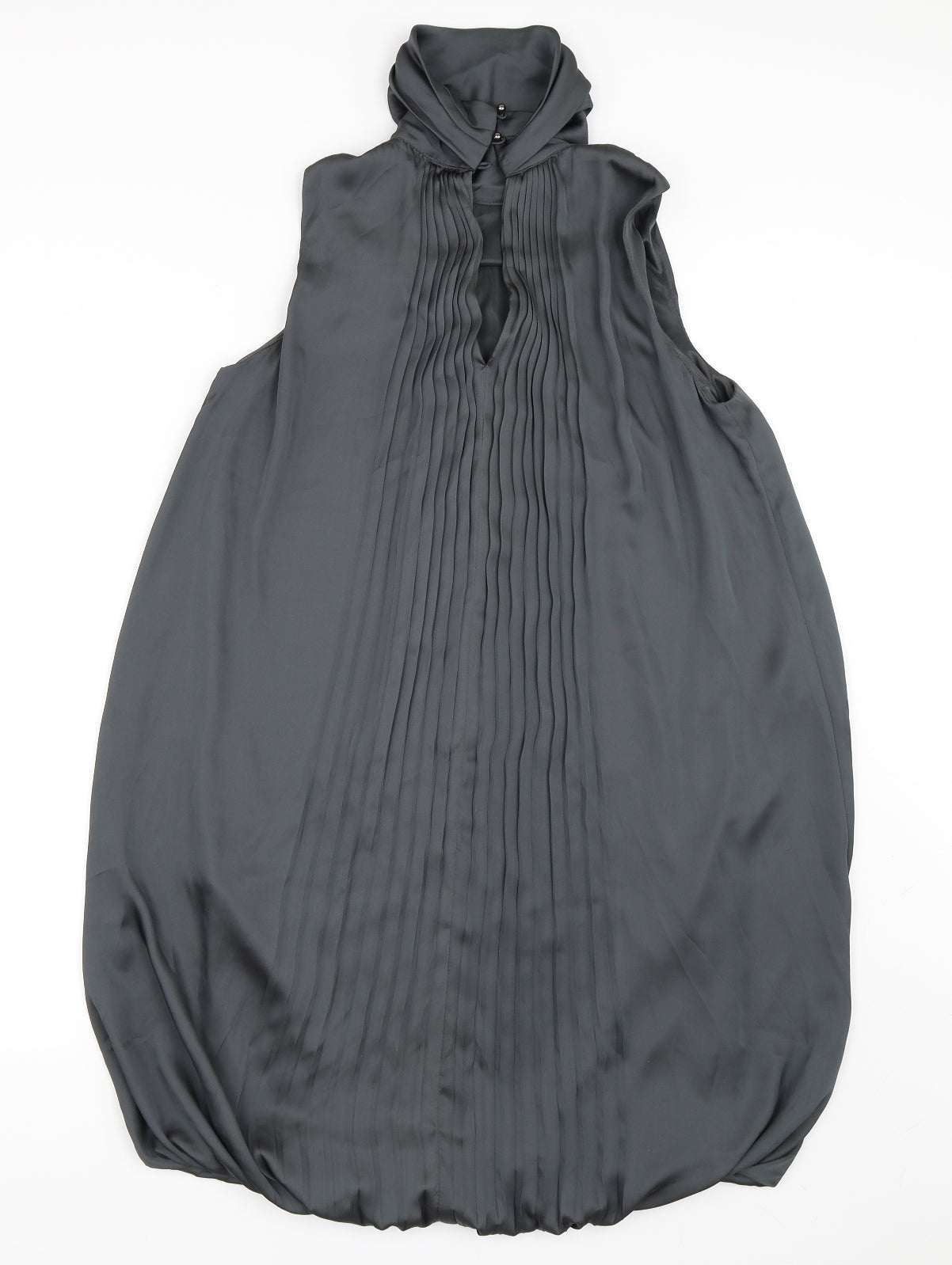 Preworn Womens Green  Satin Shift  Size M