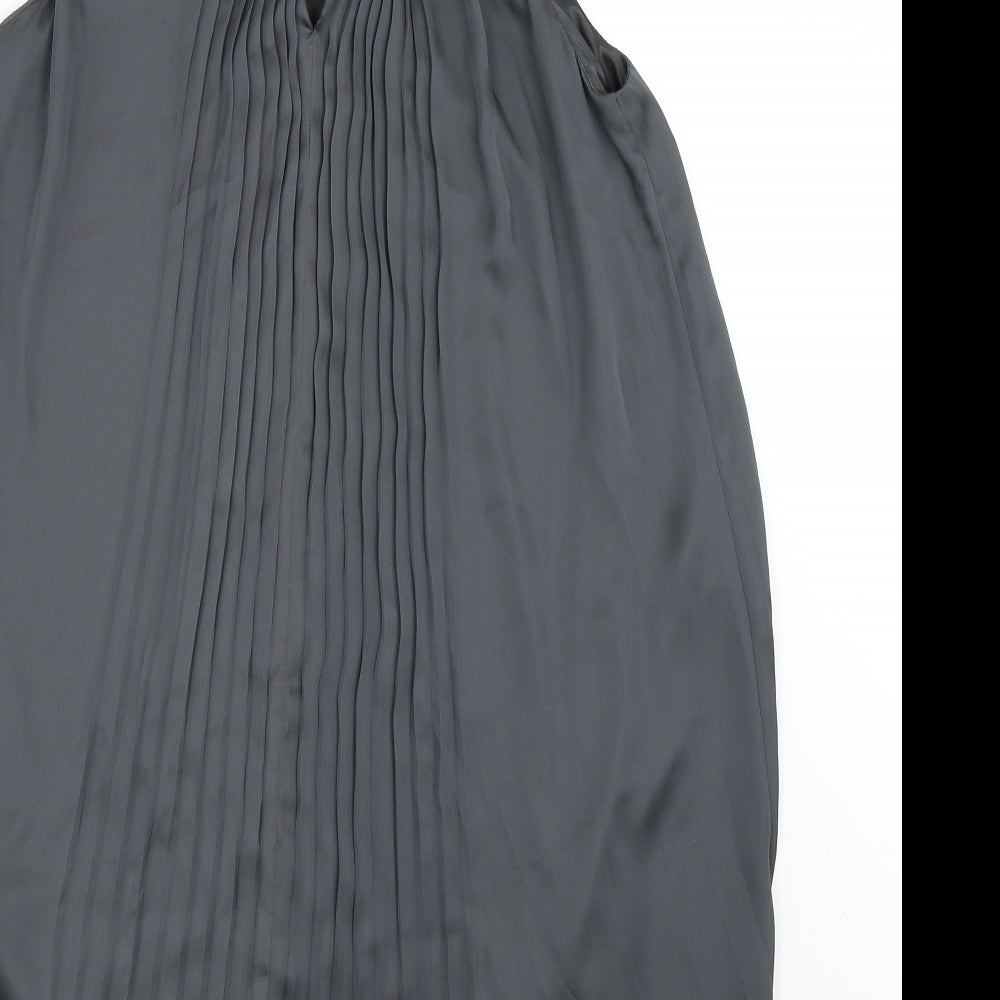 Preworn Womens Green  Satin Shift  Size M