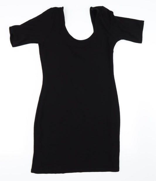 H&M Womens Black   Bodycon  Size 40