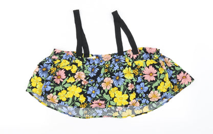 Miss Selfridge Womens Yellow Floral  Basic Tank Size 12