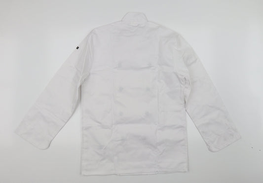 Mens UK Size XS Portwest White  Button-Up Long Sleeve Casual Shirt