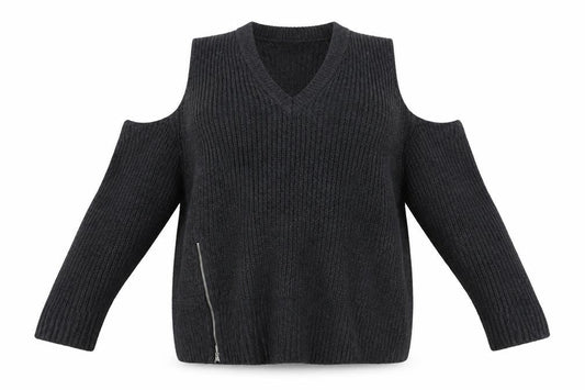 QED London Womens Grey   Cardigan Jumper Size M