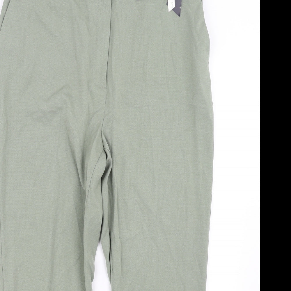 Womens UK Size 16 Marks and Spencer Regular Fit  Green Trousers