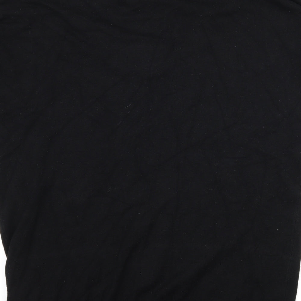 Soaked in Luxury Womens Black  Knit Pullover Jumper Size XS