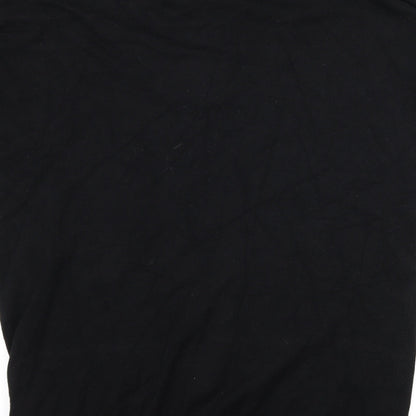 Soaked in Luxury Womens Black  Knit Pullover Jumper Size XS