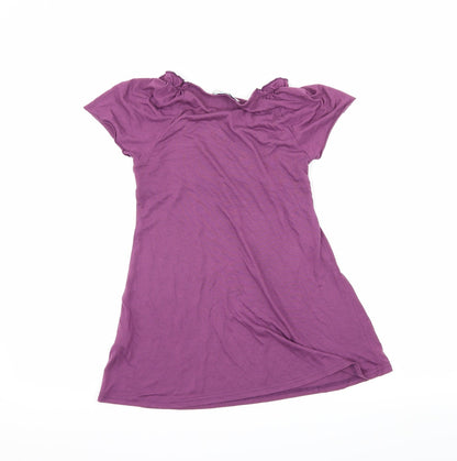 Sophie Girls Purple  Jersey Basic T-Shirt Size 14 Years