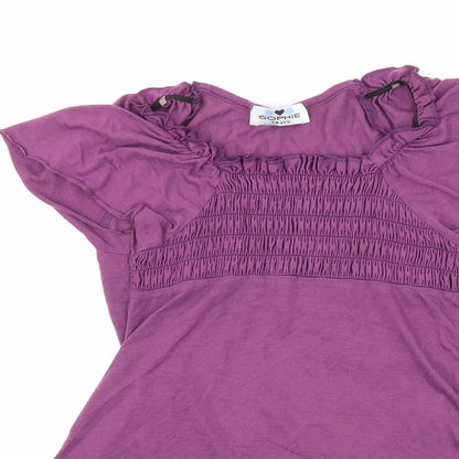Sophie Girls Purple  Jersey Basic T-Shirt Size 14 Years