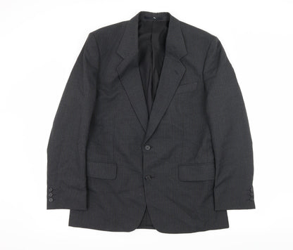 Mens UK Size M Preworn Regular Grey Suit Jacket