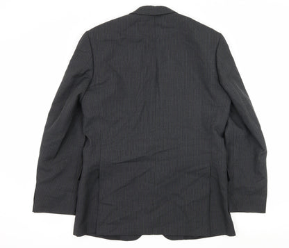 Mens UK Size M Preworn Regular Grey Suit Jacket
