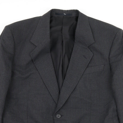 Mens UK Size M Preworn Regular Grey Suit Jacket