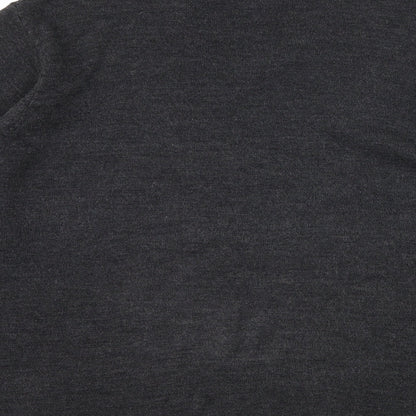 Hutson Harbour Mens Grey  Knit Pullover Jumper Size L