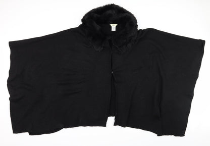 Classics Womens Black  Knit Cardigan Jumper One Size