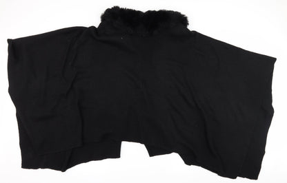 Classics Womens Black  Knit Cardigan Jumper One Size