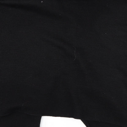 Classics Womens Black  Knit Cardigan Jumper One Size