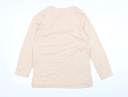 H&M Womens Pink  Jersey Pullover Sweatshirt Size S