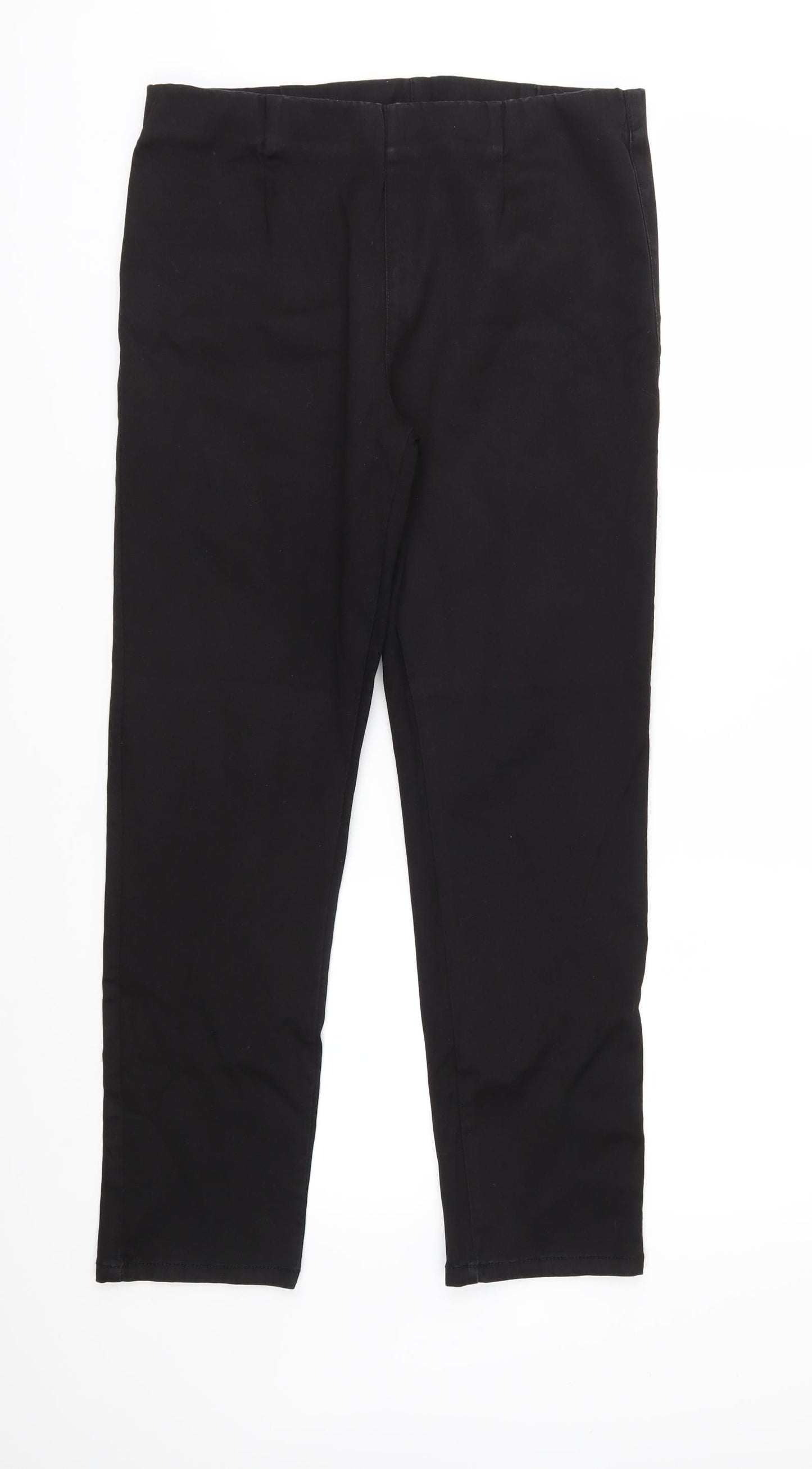 Womens UK Size 12 Preworn Regular Fit Jegging Black Jeans