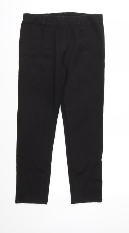 Womens UK Size 12 Preworn Regular Fit Jegging Black Jeans