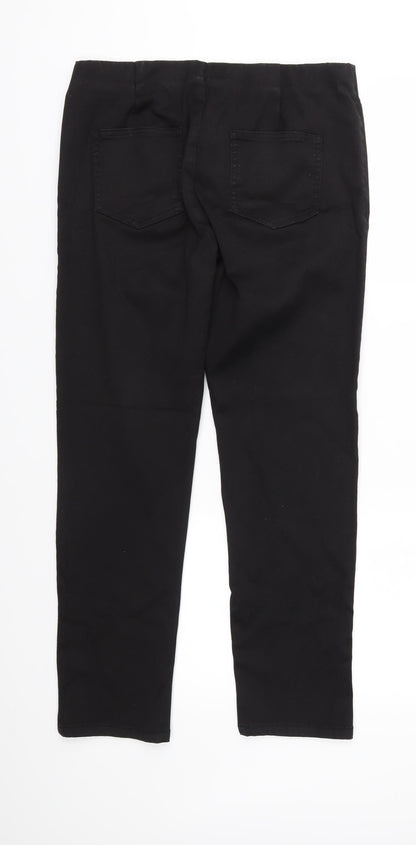 Womens UK Size 12 Preworn Regular Fit Jegging Black Jeans