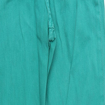 Womens UK Size 8 Divided Regular Fit Straight Green Jeans